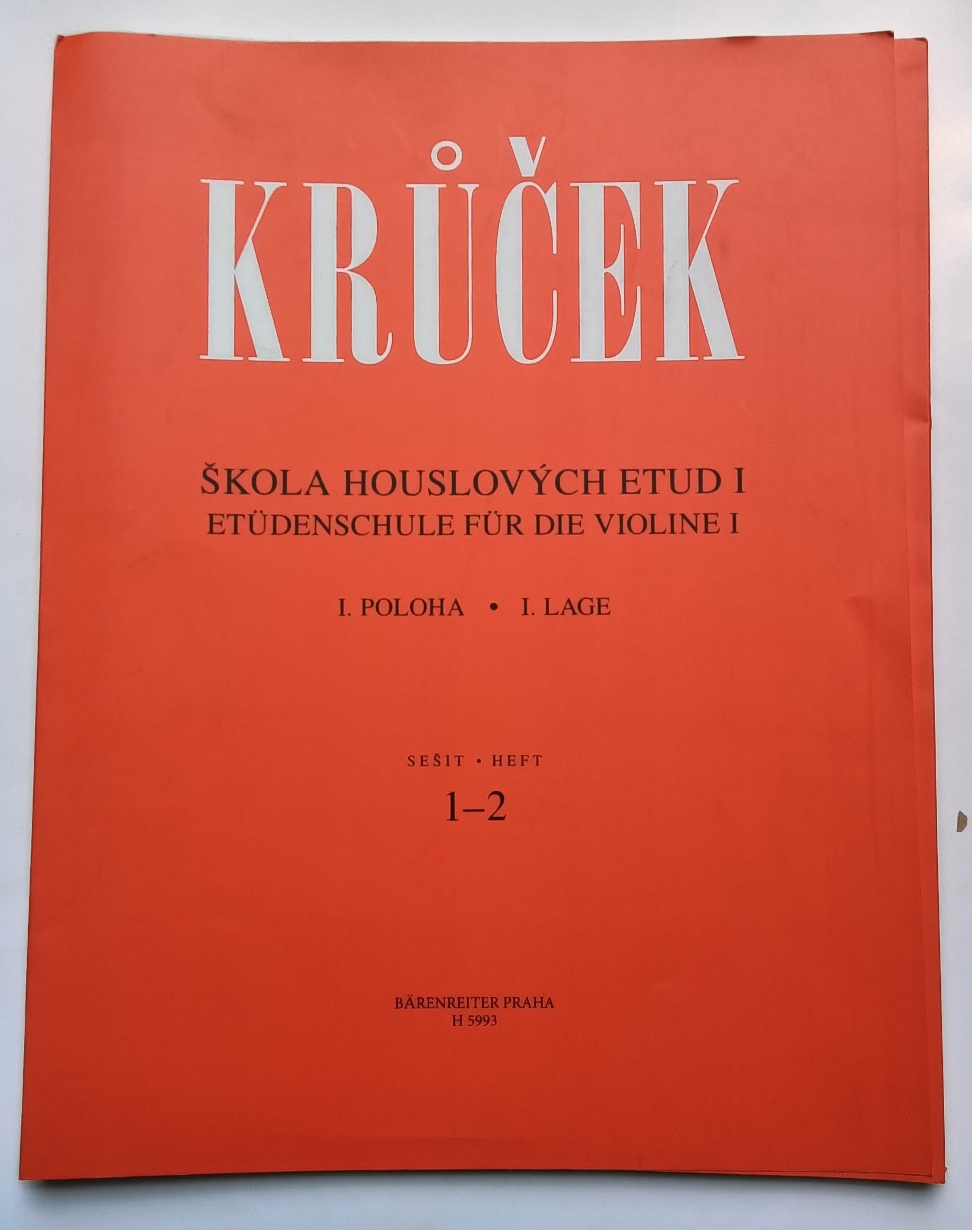 Krůček - Škola houslových etud 1