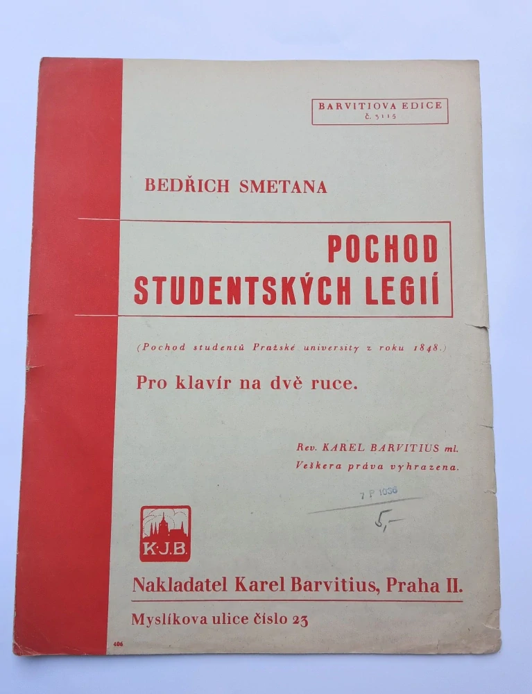 B. Smetana - Pochod studentských legií