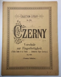 Carl Czerny - Die Vorschule der Fingerfertigkeit