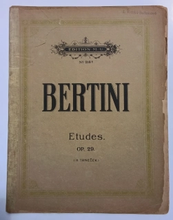 Bertini - Etudy