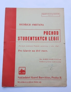 B. Smetana - Pochod studentských legií