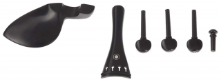 PALATINO Violin Set Ebony Two 4/4