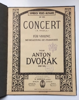 A. Dvořák - Koncert a moll, op. 53