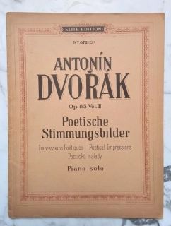 A. Dvořák - Poetische Stimmungsbilder op. 85 seš. 3